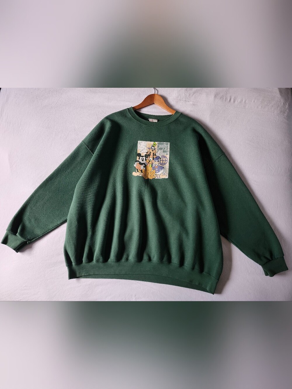 Vintage Disney Store Crewneck Sweatshirt with Mickey & Friends